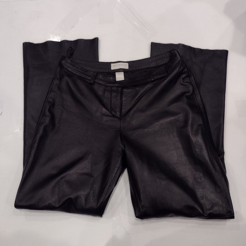 Hugo Buscati Collection Black 100% Leather 10P